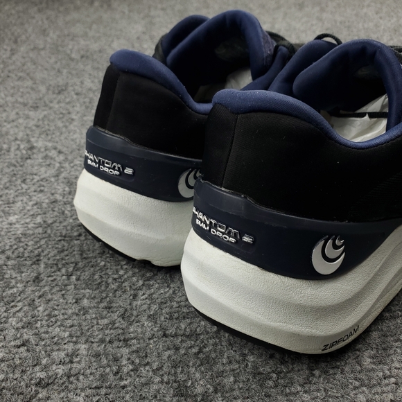 Topo Phantom 2 Womens 9.5 Running Shoes Athletic Sneakers Black Midnight - Picture 6 of 12